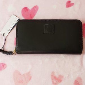 Dooney and Bourke large zip around wallet NWT